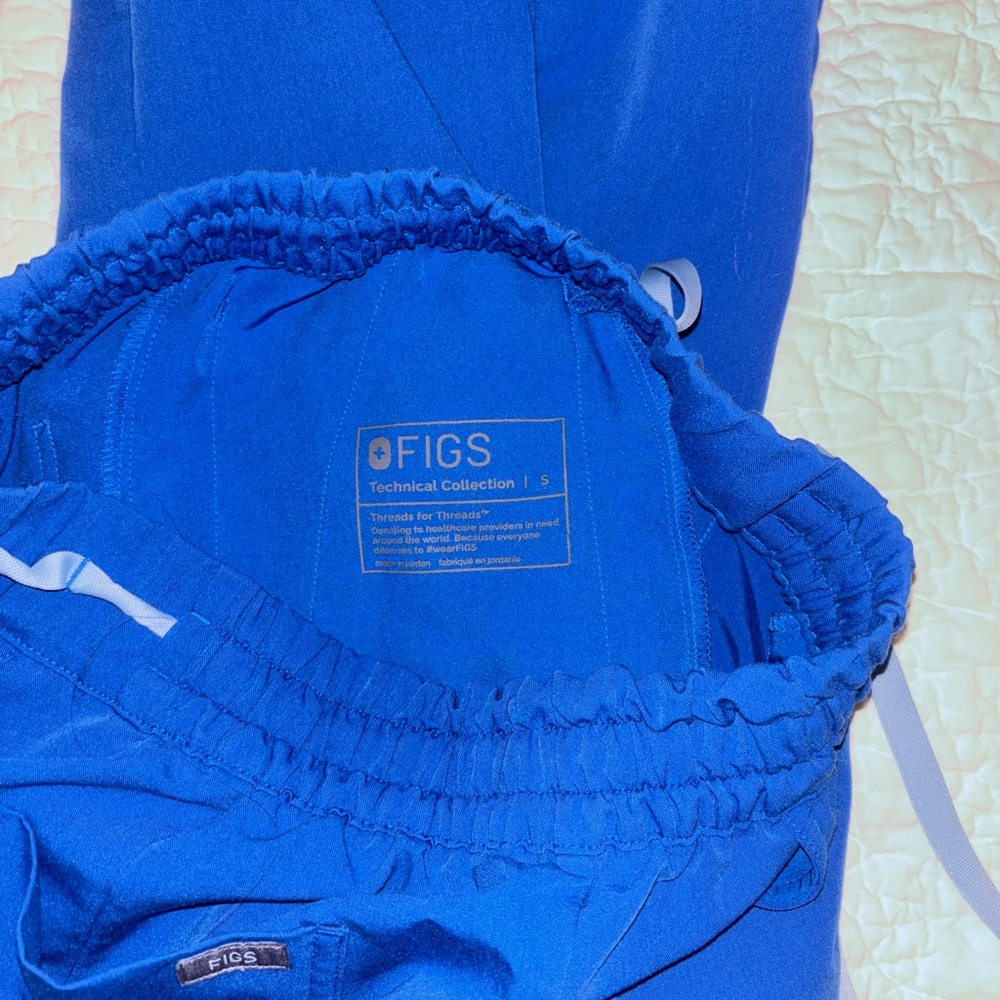 FIGS Royal Blue Scrub Pants - Picture 3 of 3